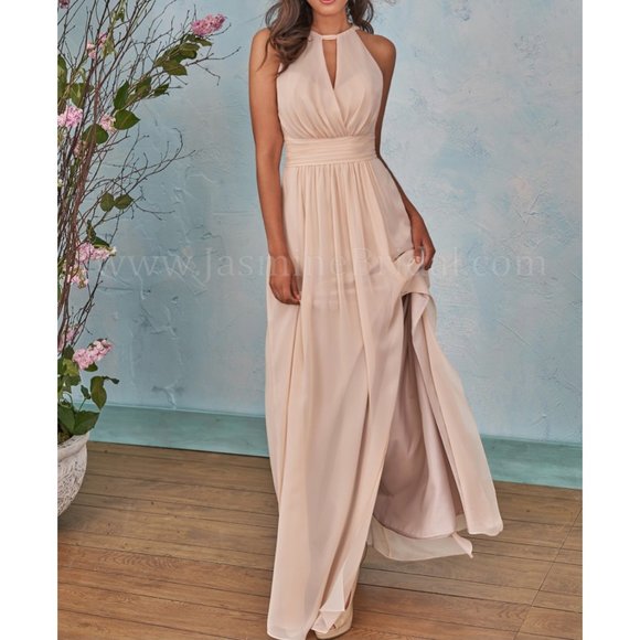 Jasmine - B2 B203004 Bridesmaid Dress Powder Blue - Picture 7 of 8